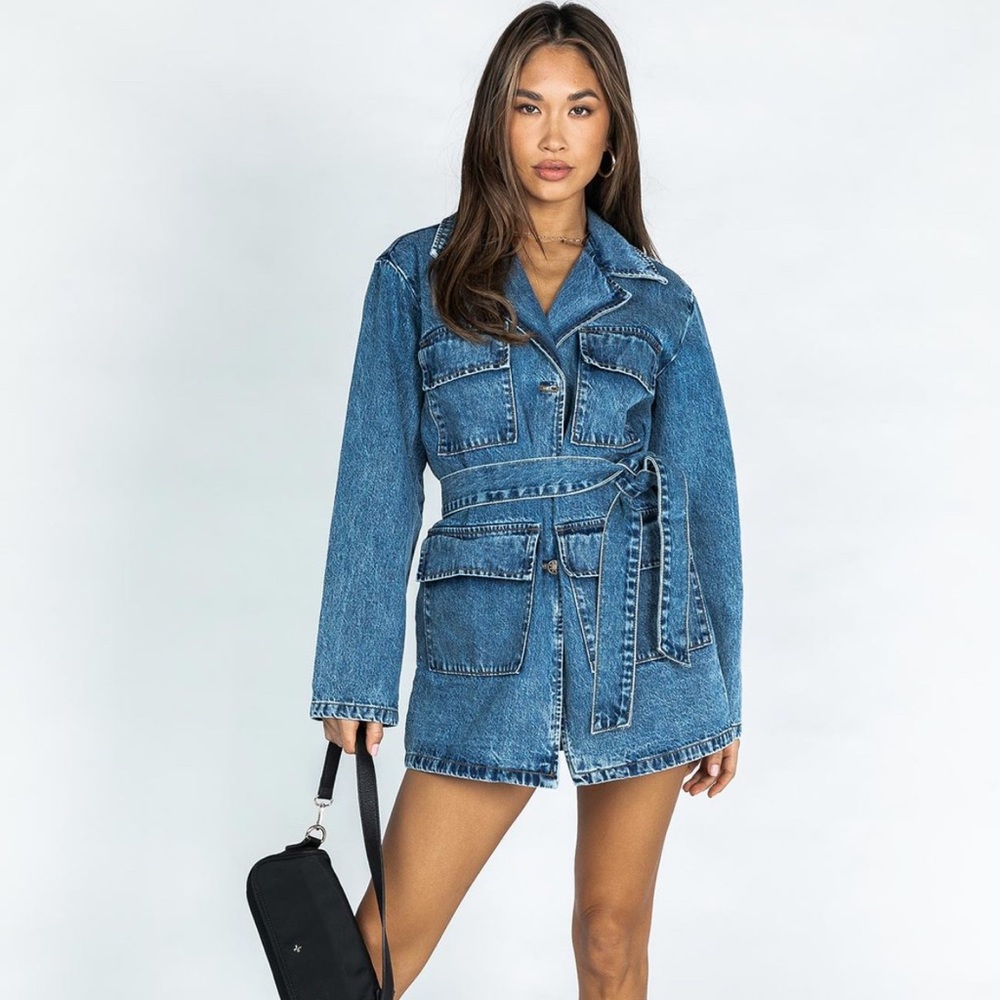 Denim Dress Princess Polly
